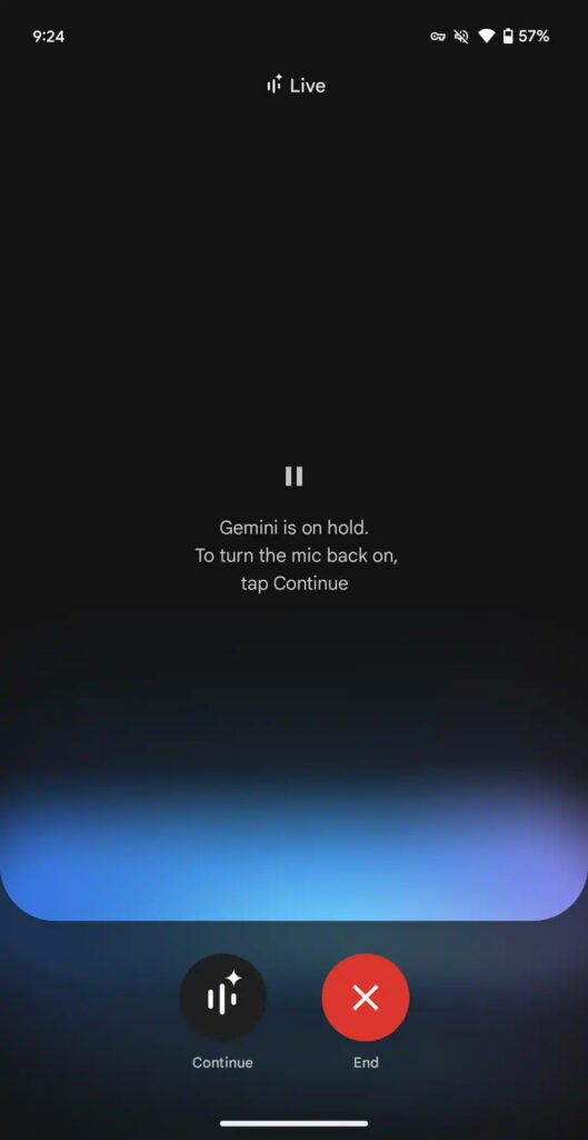قابلیت Gemini Live