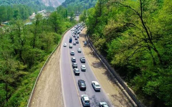 ترافیک همچنان در این ۲ محور شمالی سنگین است