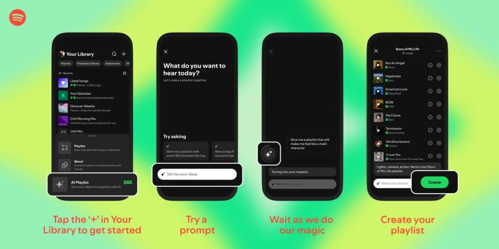 Spotify’s AI playlist builder