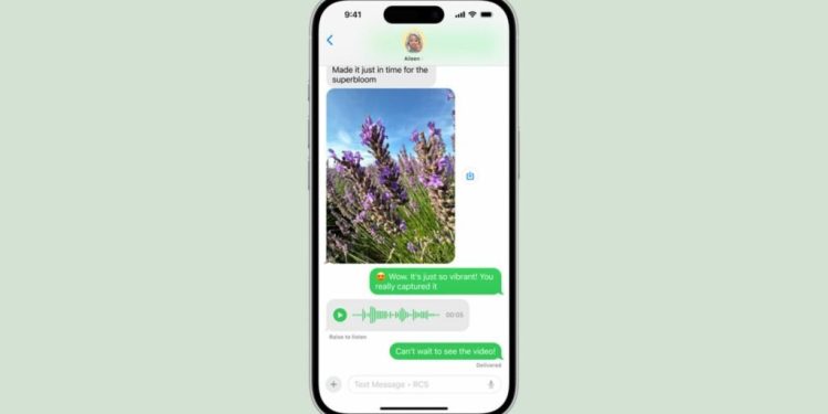 پیامهای RCS در آیفون فعلاً رمزگذاری سرتاسری ندارند