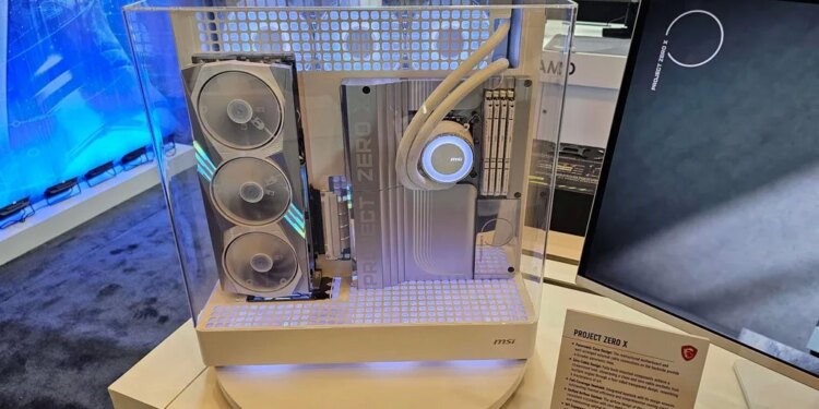 MSI از طرح مفهومی کامپیوتر بدون سیم Project Zero X رونمایی کرد