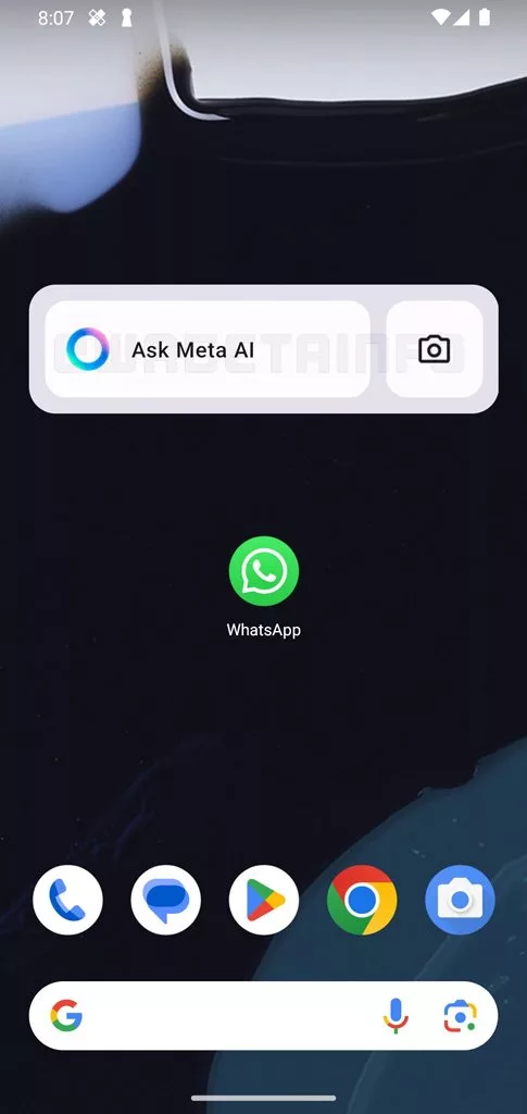 ویجت هوش مصنوعی متا