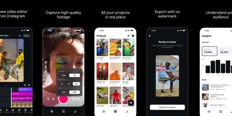 اینستاگرام اپلیکیشن Edits را برای ویرایش ویدیو معرفی کرد؛ جایگزینی برای CapCut