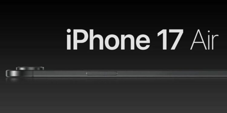 اطلاعات بیشتری از آیفون ۱۷ ایر فاش شد؛ ضخامت ۵.۵ میلیمتری و eSIM