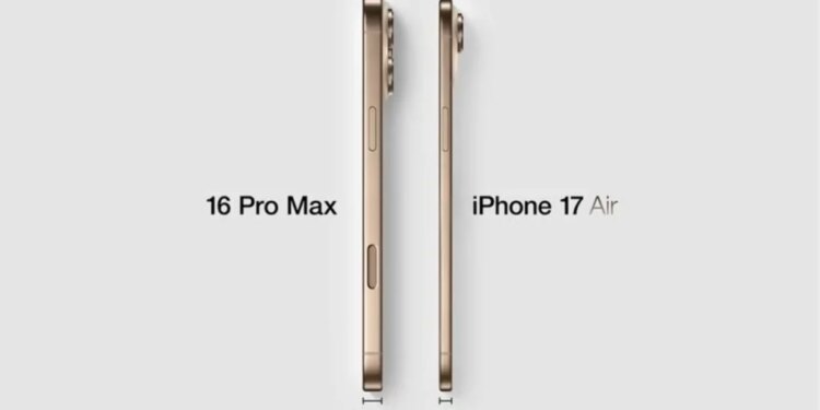 آیفون ۱۷ ایر واقعاً چقدر نازک است؟ مقایسهای با آیفون ۱۶ پرو مکس و آیپد پرو ۱۲.۹ اینچی