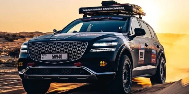 از نسخه آفرودی جنسیس GV80 رونمایی شد | تصاویر