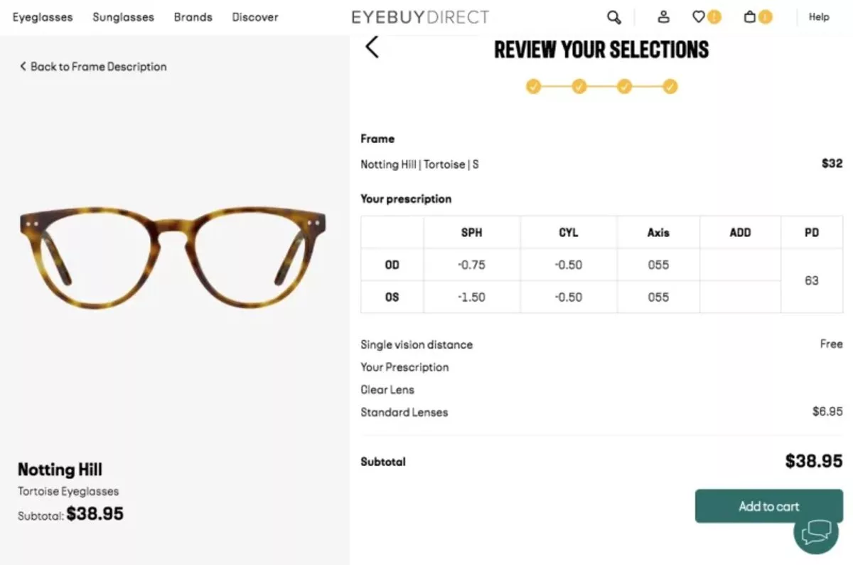 برنامه EYEBUYDIRECT